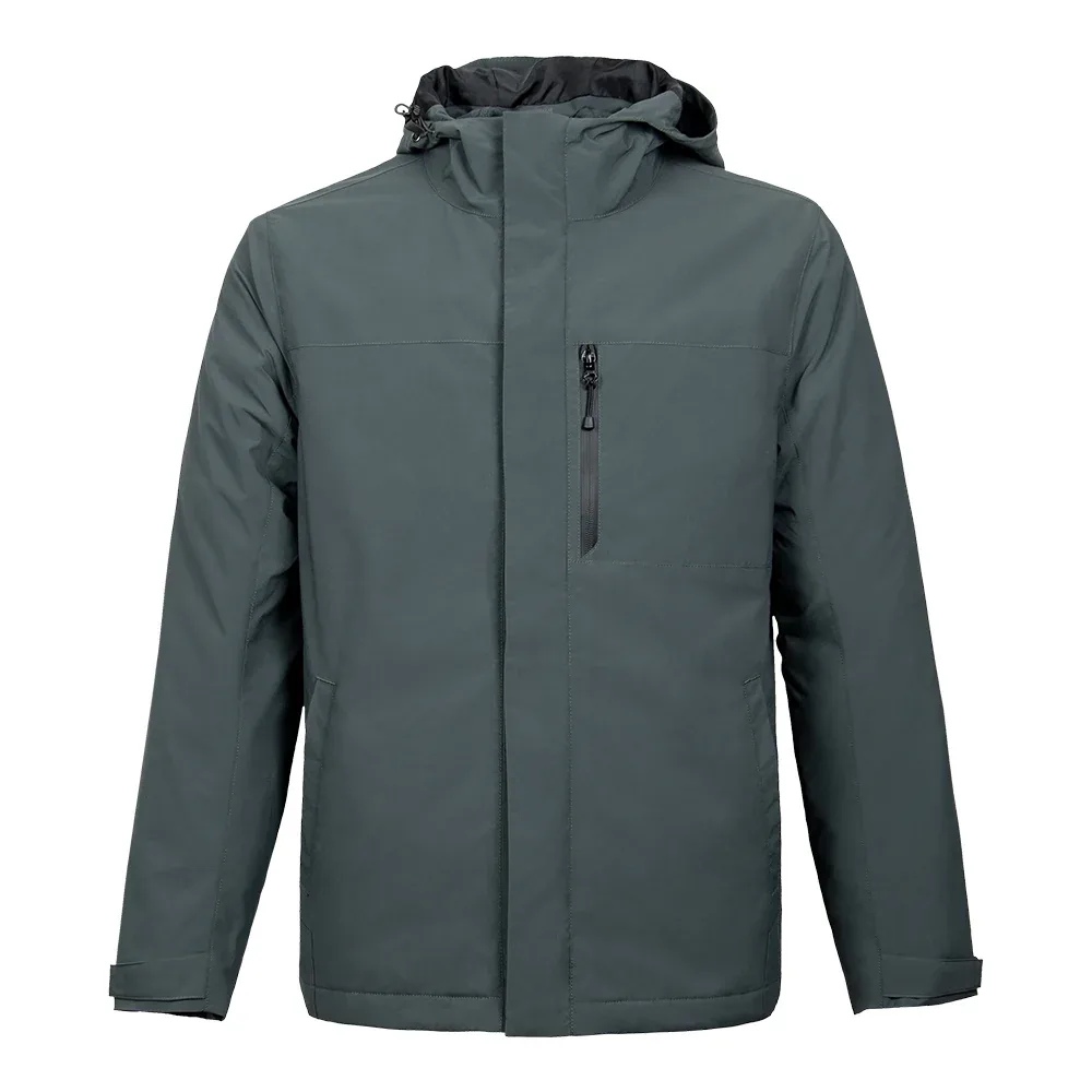 Grey 3 In 1 Military Jacket