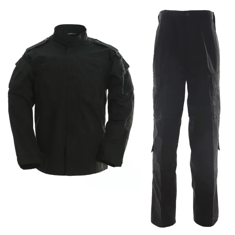 Combat Military Army Camo Black Ripstop Uniform Manufacturer Customized OEM 3