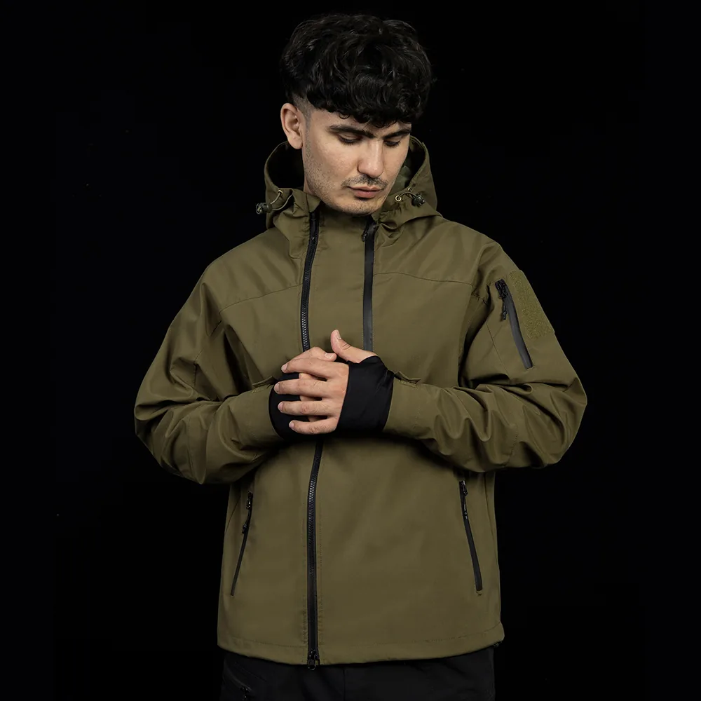 100% Polyester Fiber Hard Shell Assault Jacket-3